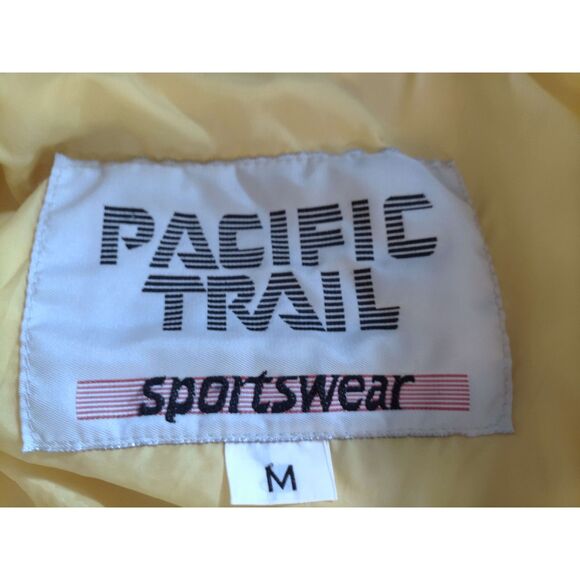 Vintage Pacific Trail Yellow Jacket Sz M Bomber Windbreaker Coat Excellent Cond. - Picture 5 of 7